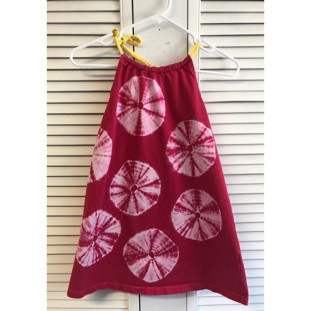Hanna Andersson size 120 6/7 tie dye pillowcase dress